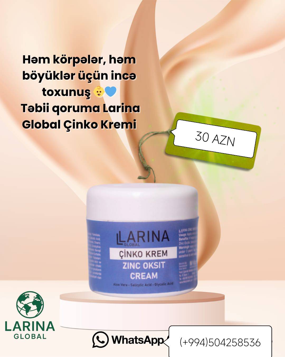 Larina Global Çinko Sabun — şəkil 1