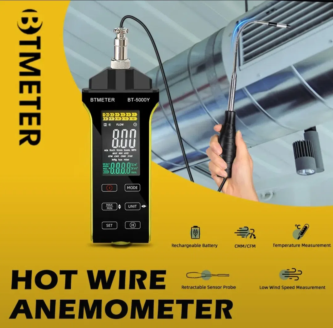 Anemometer BTMETER BT-5000Y - Tenderyard