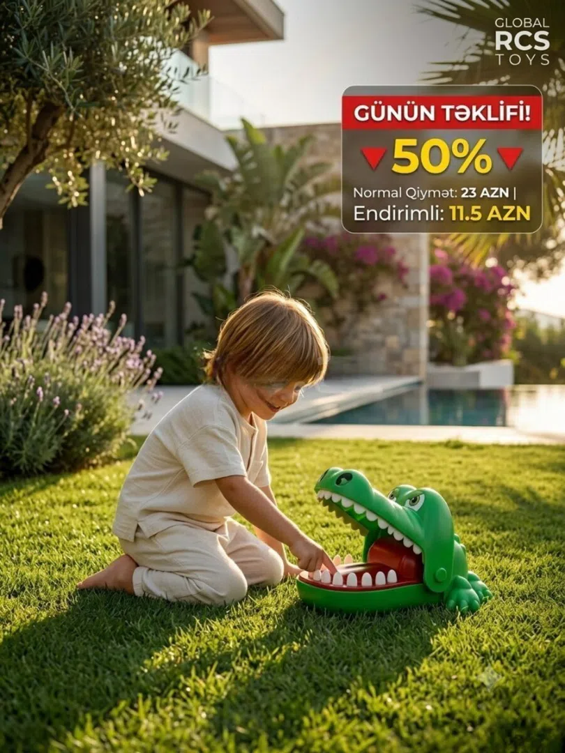 Barmaq dişləyən timsah oyunu, Xun Bei Toys — şəkil 1