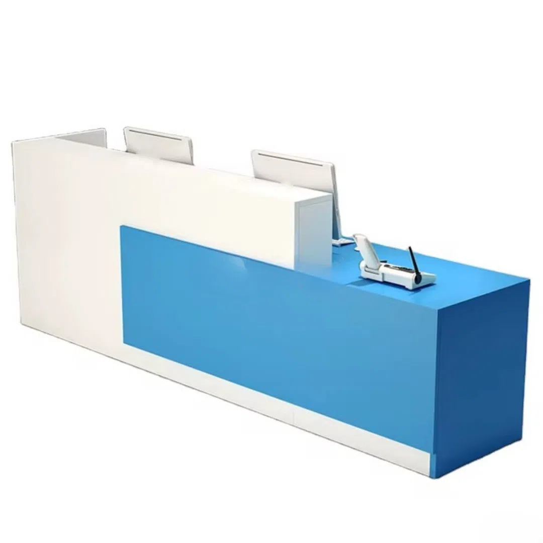 Mixed color Reception desk - Tenderyard