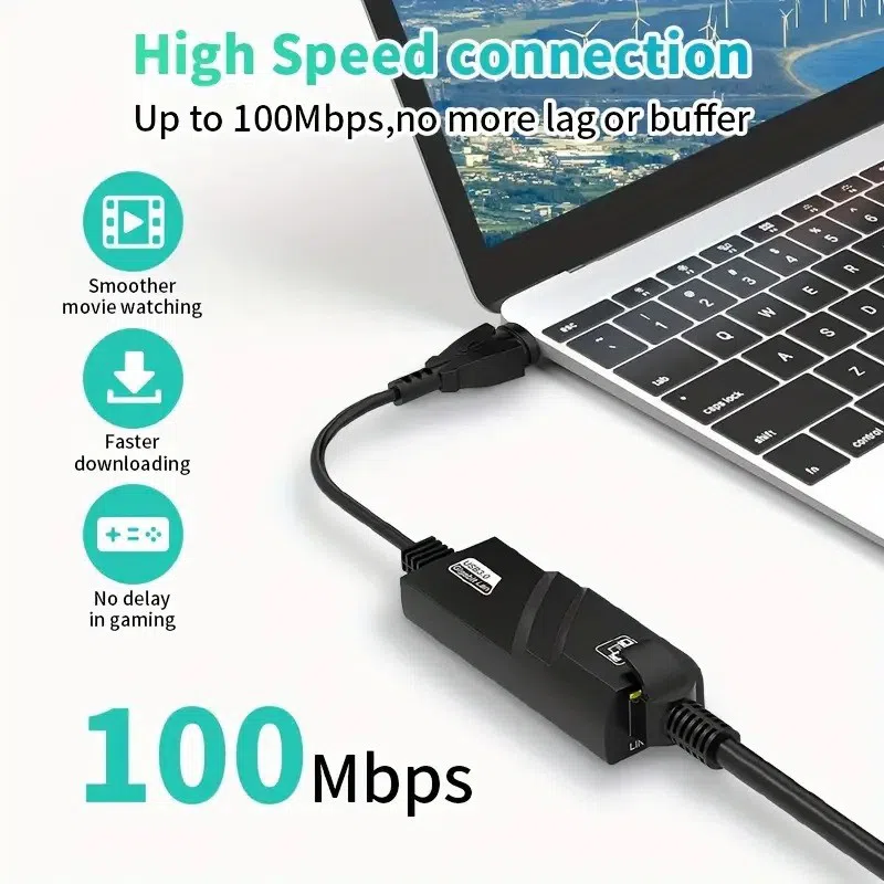 USB 3.0 to 100 Mbps Network Adapter — şəkil 2