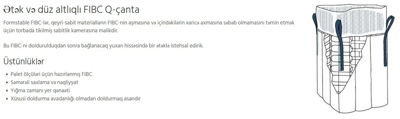 Big Bag (FIBC) ağır yük çuvalları — şəkil 26