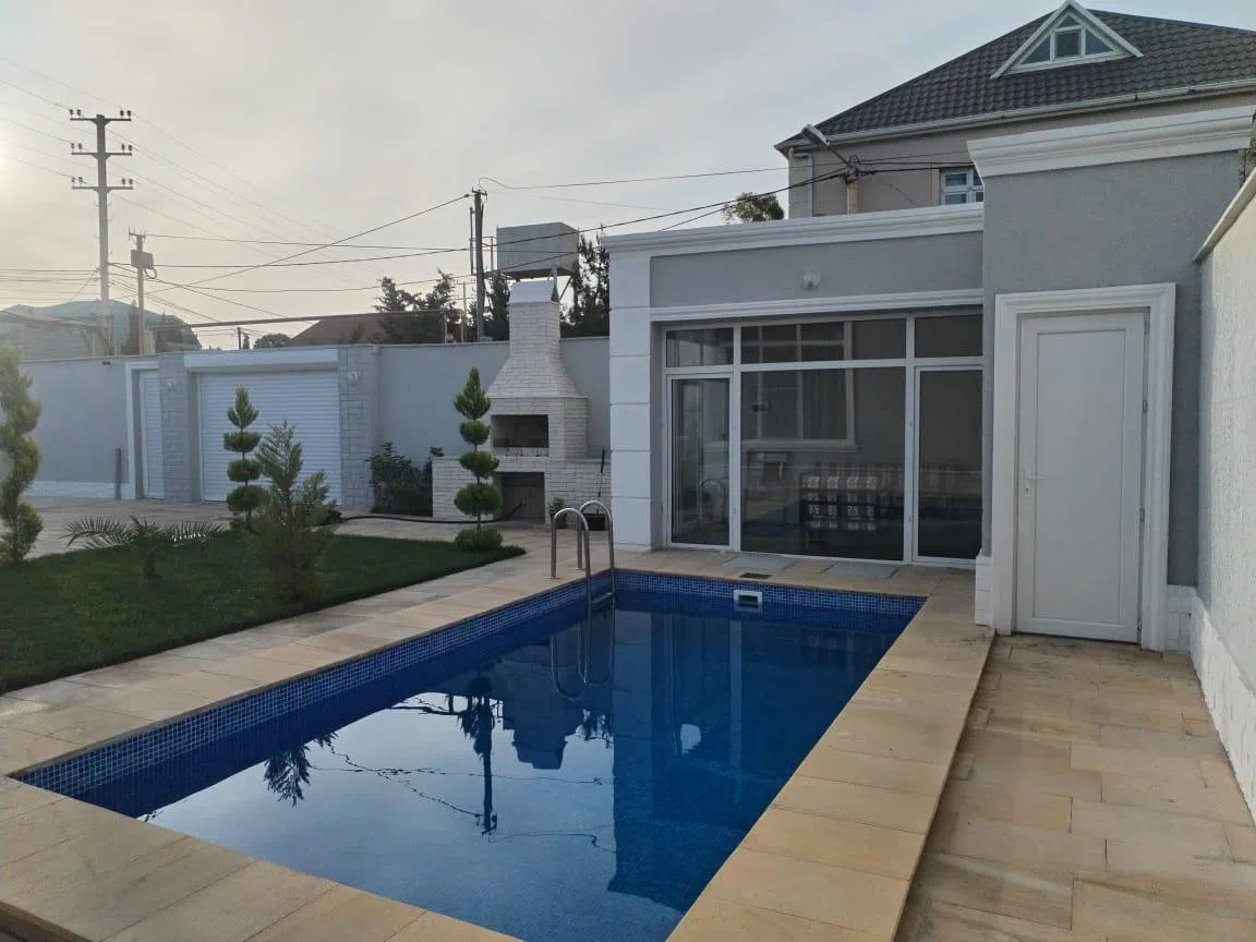 4 otaqlı bağ evi 180 m² 6 sot torpaq sahəsində satılır — şəkil 13