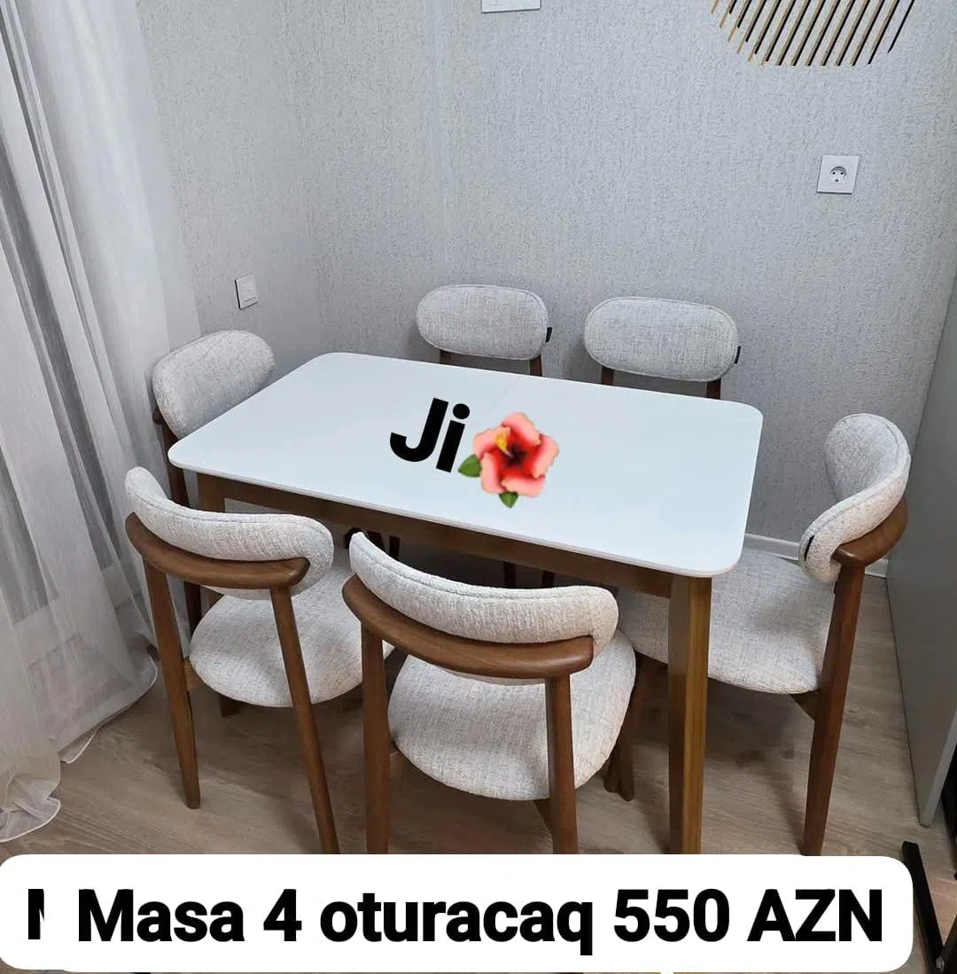 Masa-stul dəsti, Ağ rəng