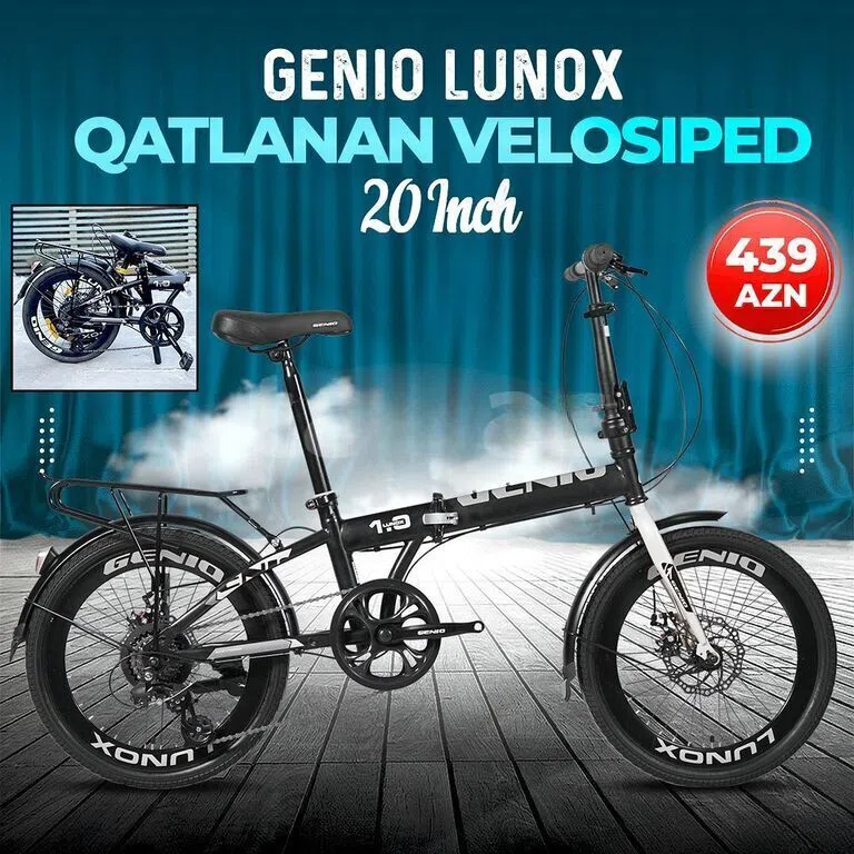 Genio Lunox 20-inch folding bicycle - Tenderyard
