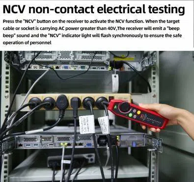 UNI-T UT685A KIT şəbəkə kabel test cihazı — şəkil 4