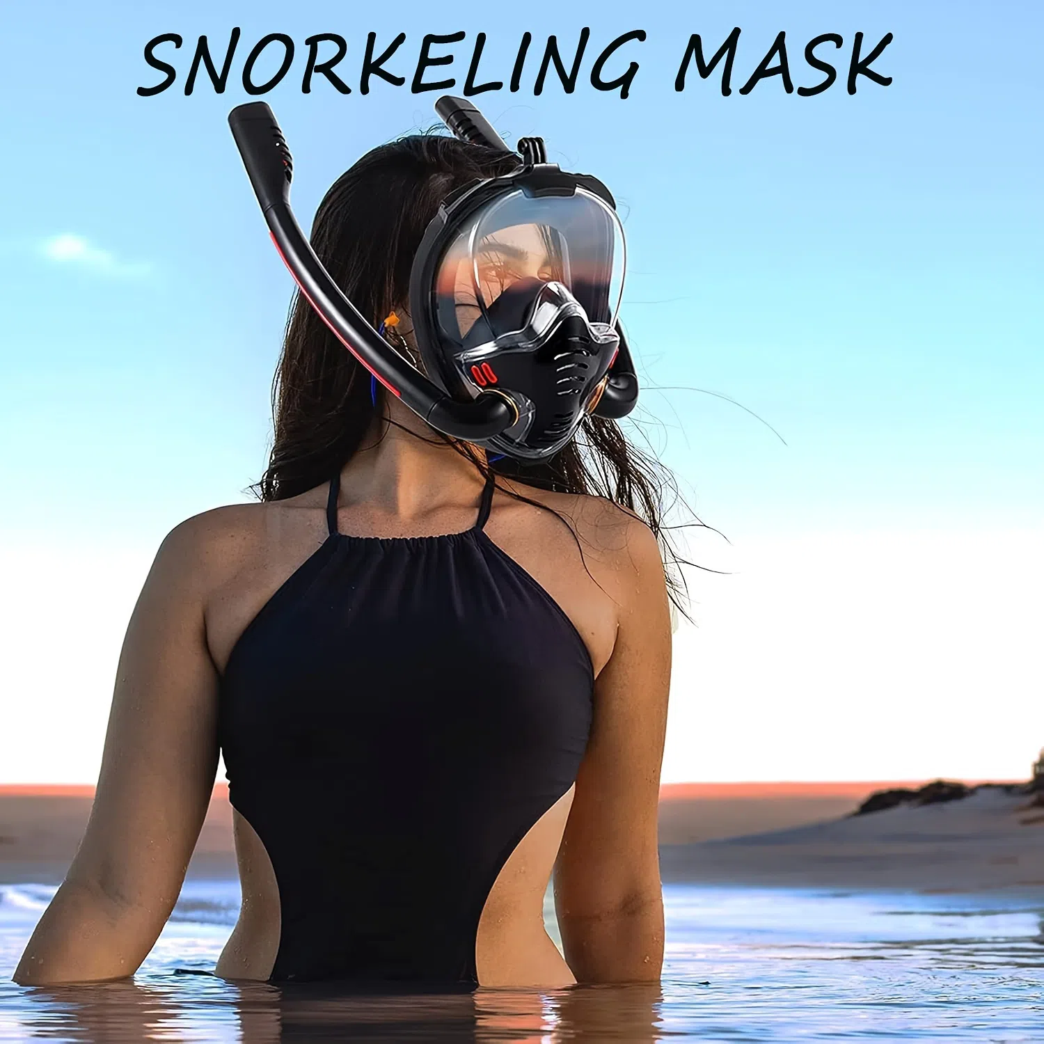 Dalğıc üçün snorkel maskası — şəkil 15