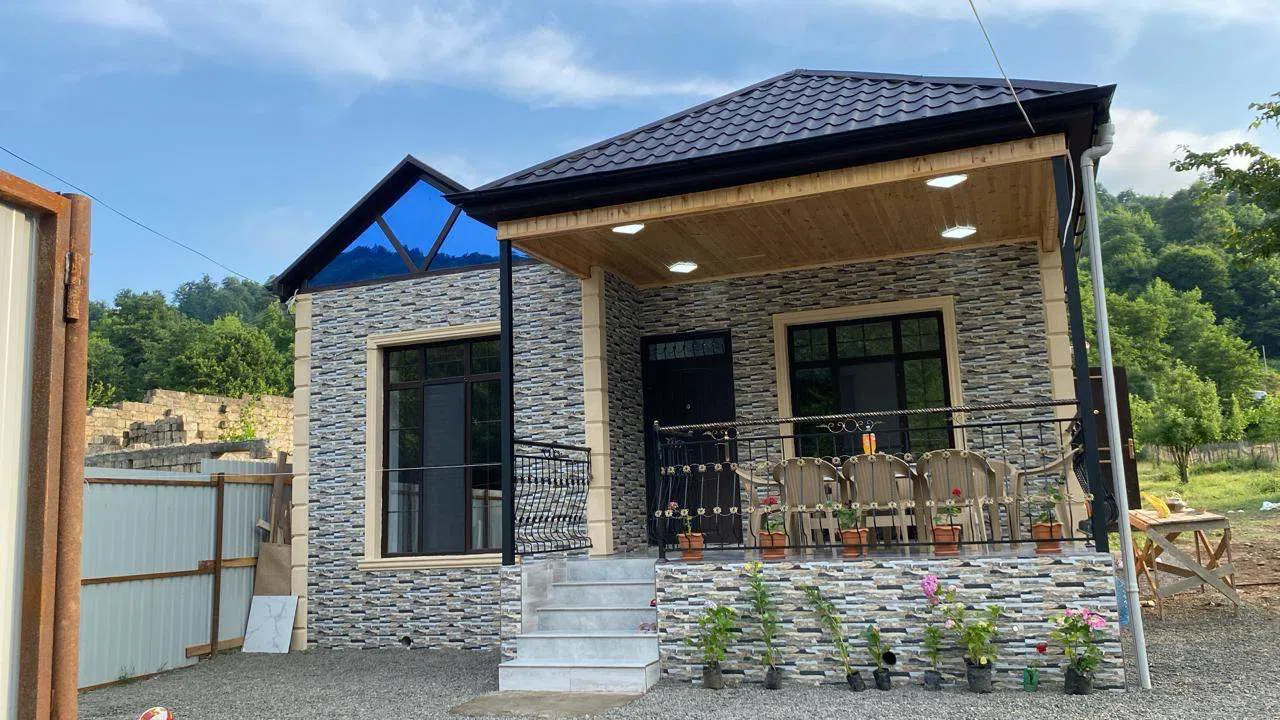 3 otaqlı həyət evi 90 m² - günlük kirayə verilir — şəkil 5