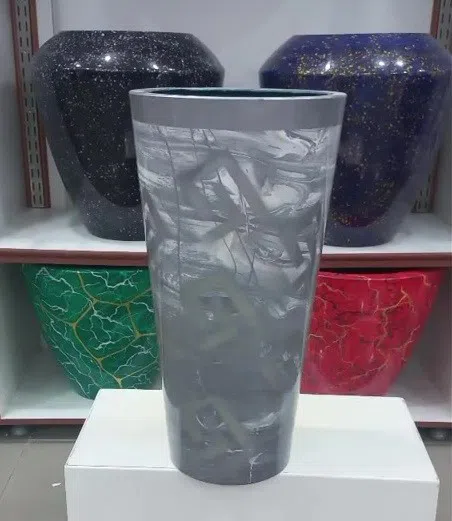 Fiberglass dibçəklər, yüngül və davamlı bitki qabları — şəkil 23