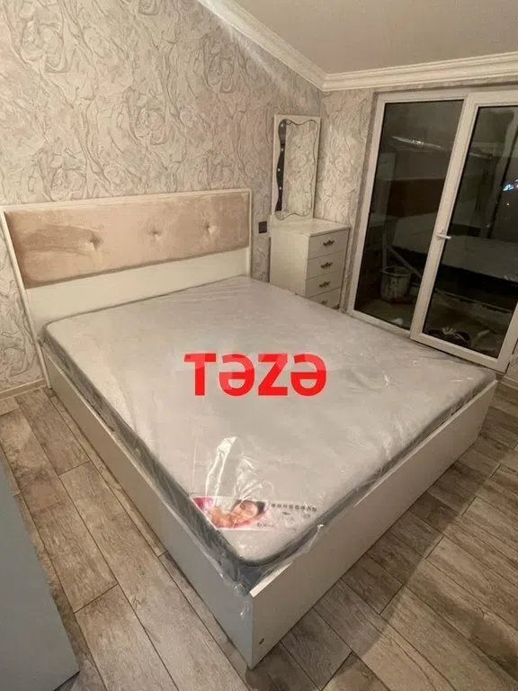 Laminate bed, Beige color - Tenderyard
