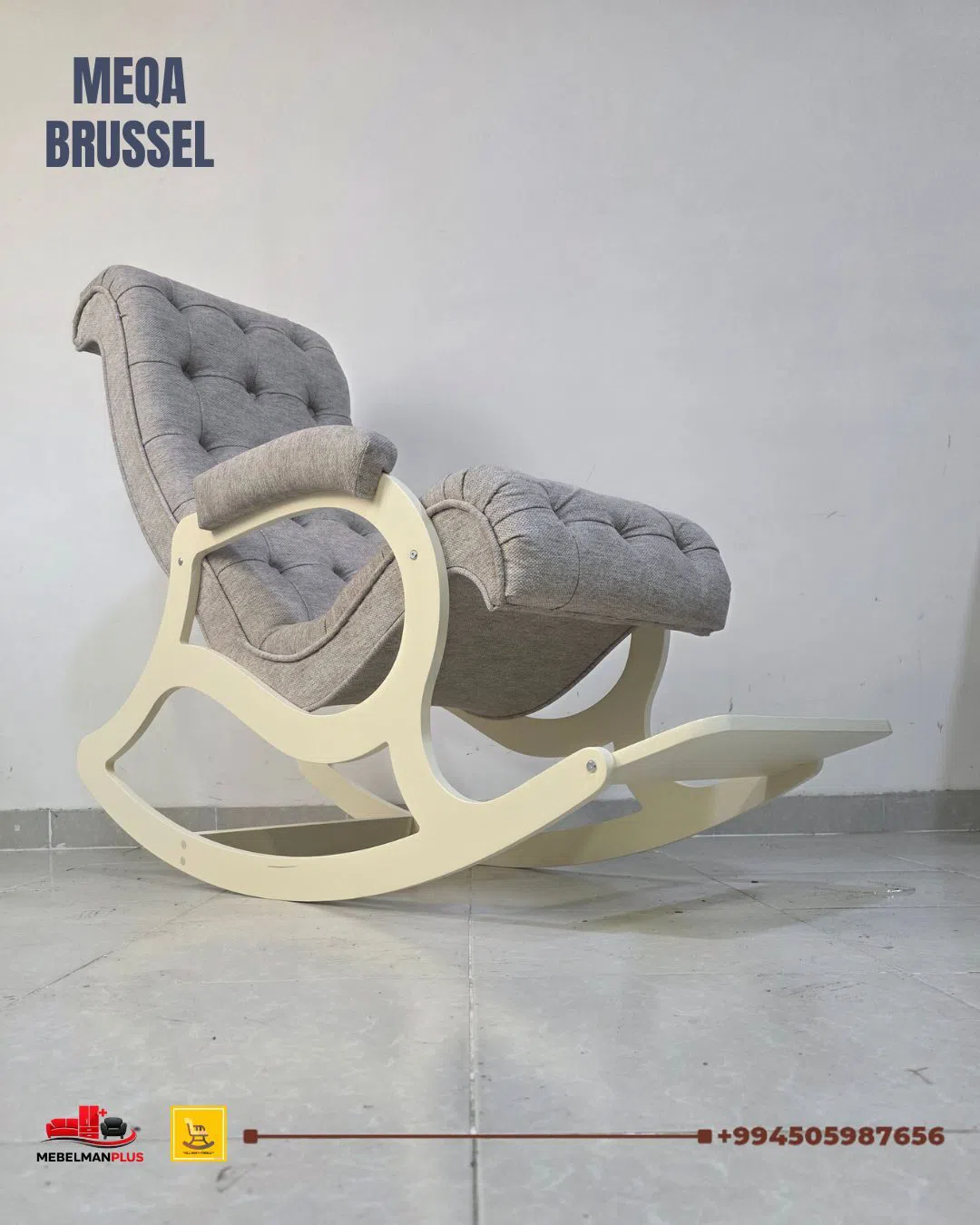 Kreslo, Gümüşü rəng — şəkil 5