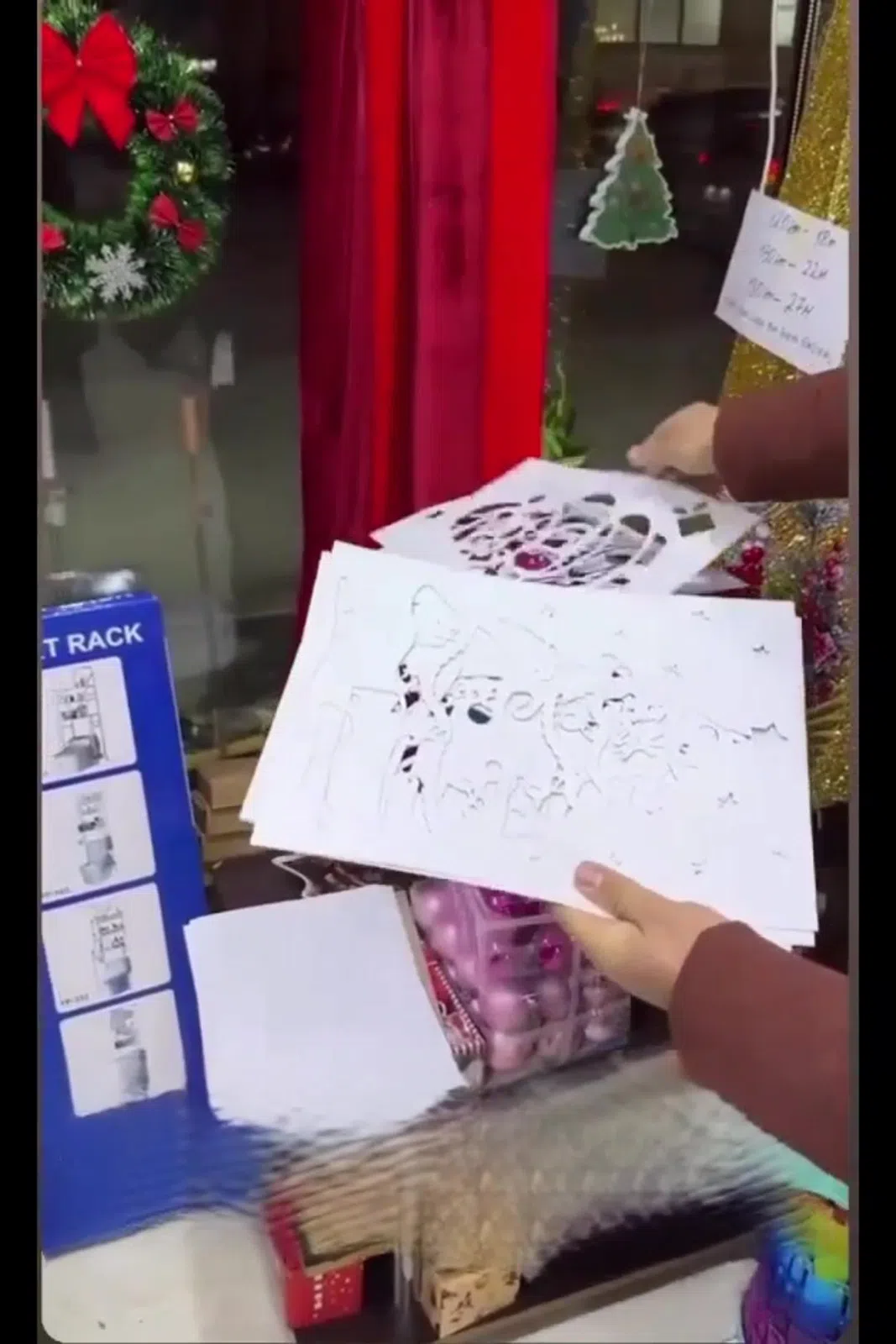 Süni qar dekorasiya materialı — şəkil 15