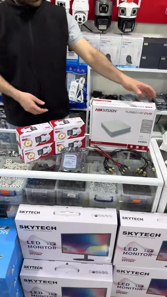 4 kanallı müşahidə kamera dəsti, 500GB HDD ilə — şəkil 15