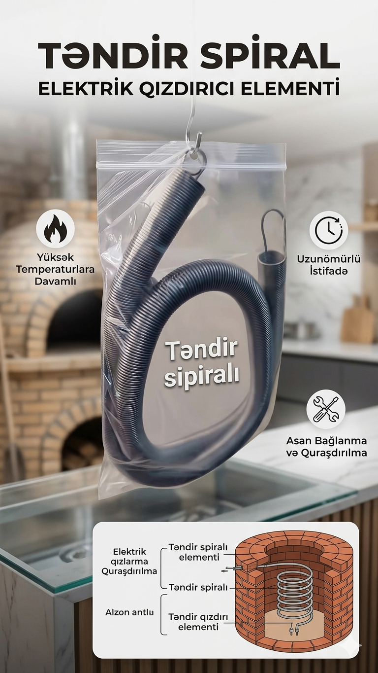 Elektrik təndirləri üçün qızdırıcı spiral — şəkil 4