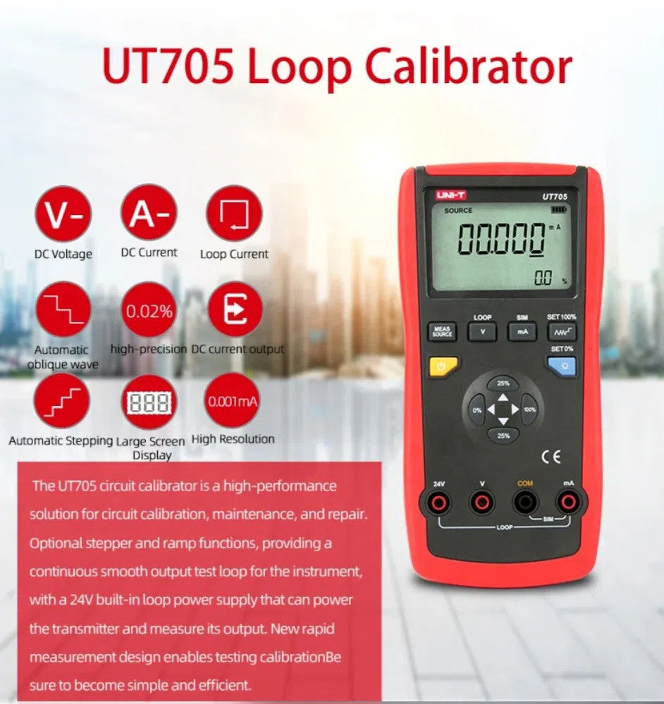 UNI-T UT705 cərəyan dövrəsi kalibratoru — şəkil 1