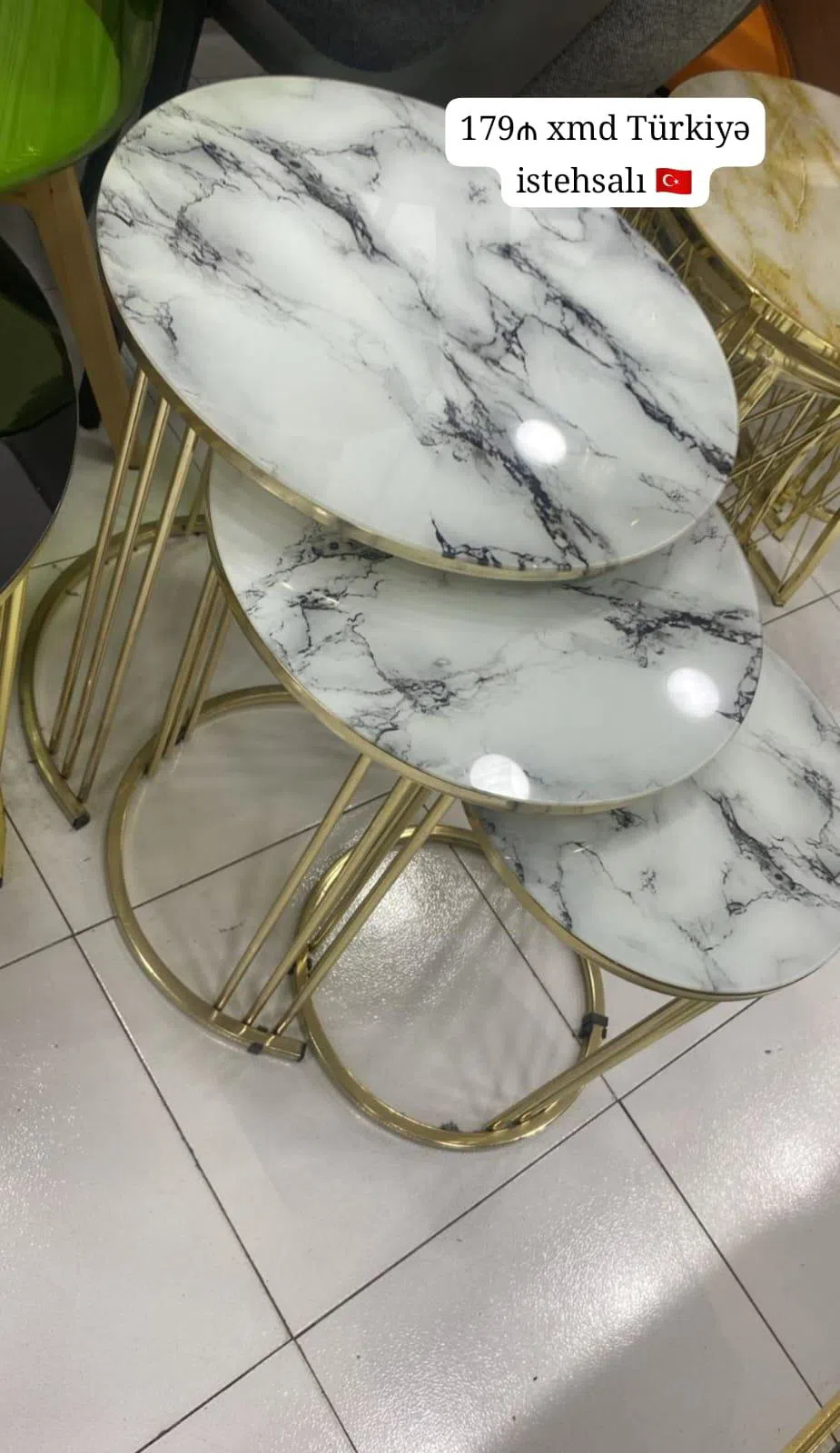 Coffee table Beige color, Simple - Tenderyard