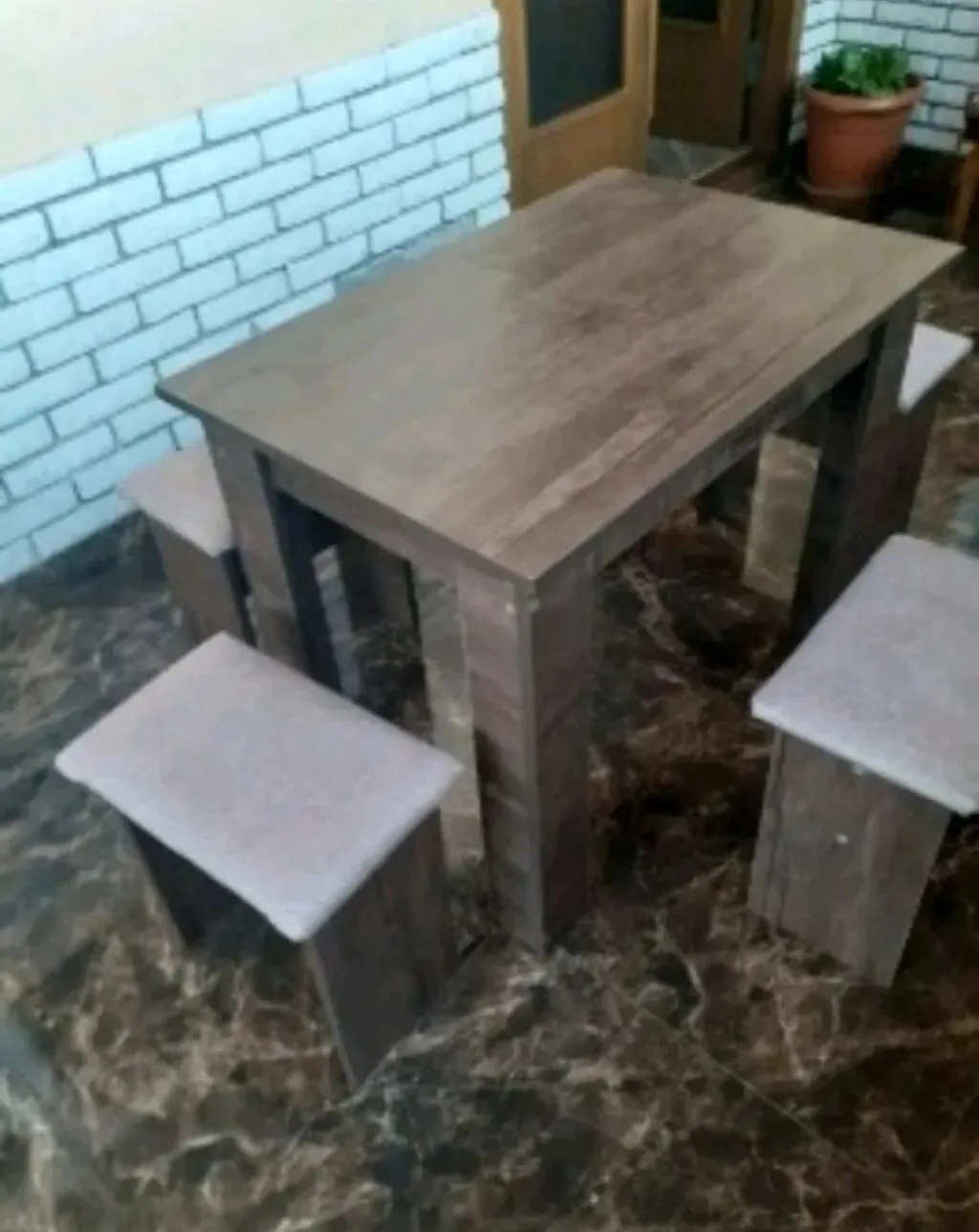Mətbəx masası Bej rəng — şəkil 2
