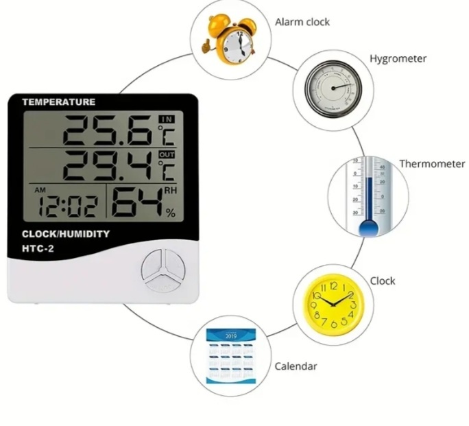 Termo-hiqrometr HTC-2 — şəkil 5