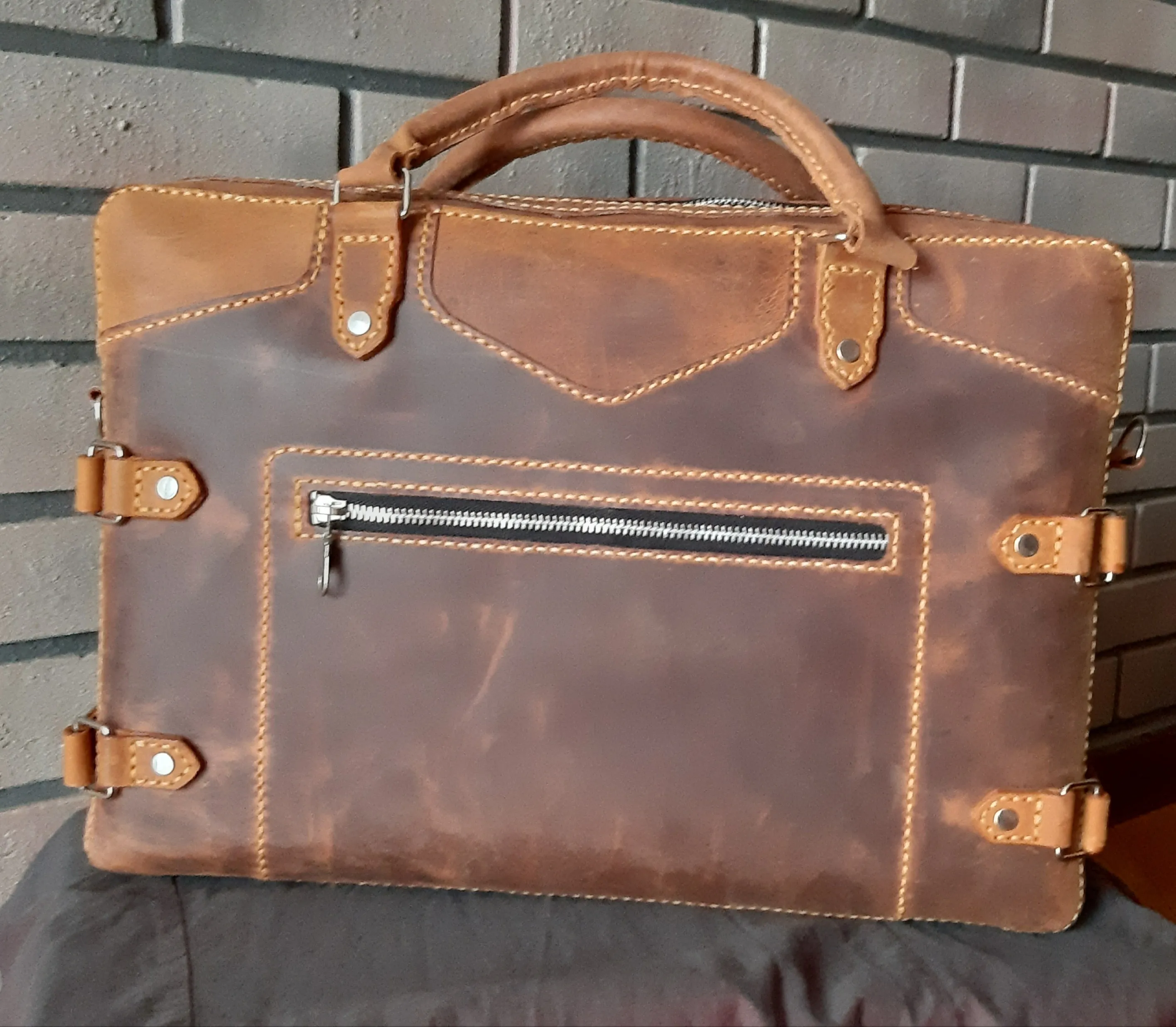 Laptop çantası Qəhvəyi rəng — şəkil 6