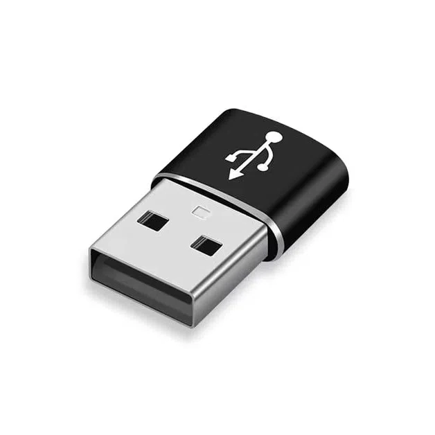 Адаптер USB-A to Type-C, черный — şəkil 3