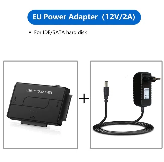 Universal USB 3.0 to IDE/SATA Convertor with Power Switch — şəkil 4