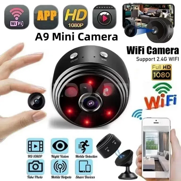 Mini WiFi kamera, 3MP, 32GB yaddaş kartı hədiyyə