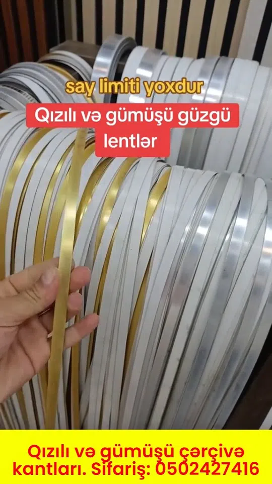 Gold and silver decorative furniture and interior profiles - Tenderyard