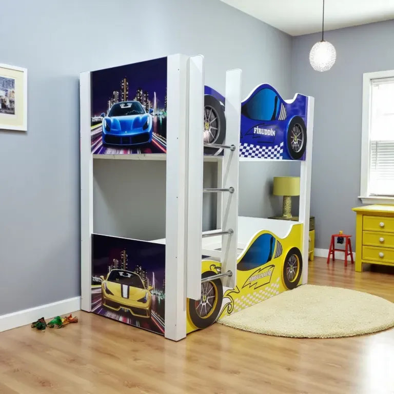 İkimərtəbəli çarpayı uşaq üçün, Qarışıq rəng