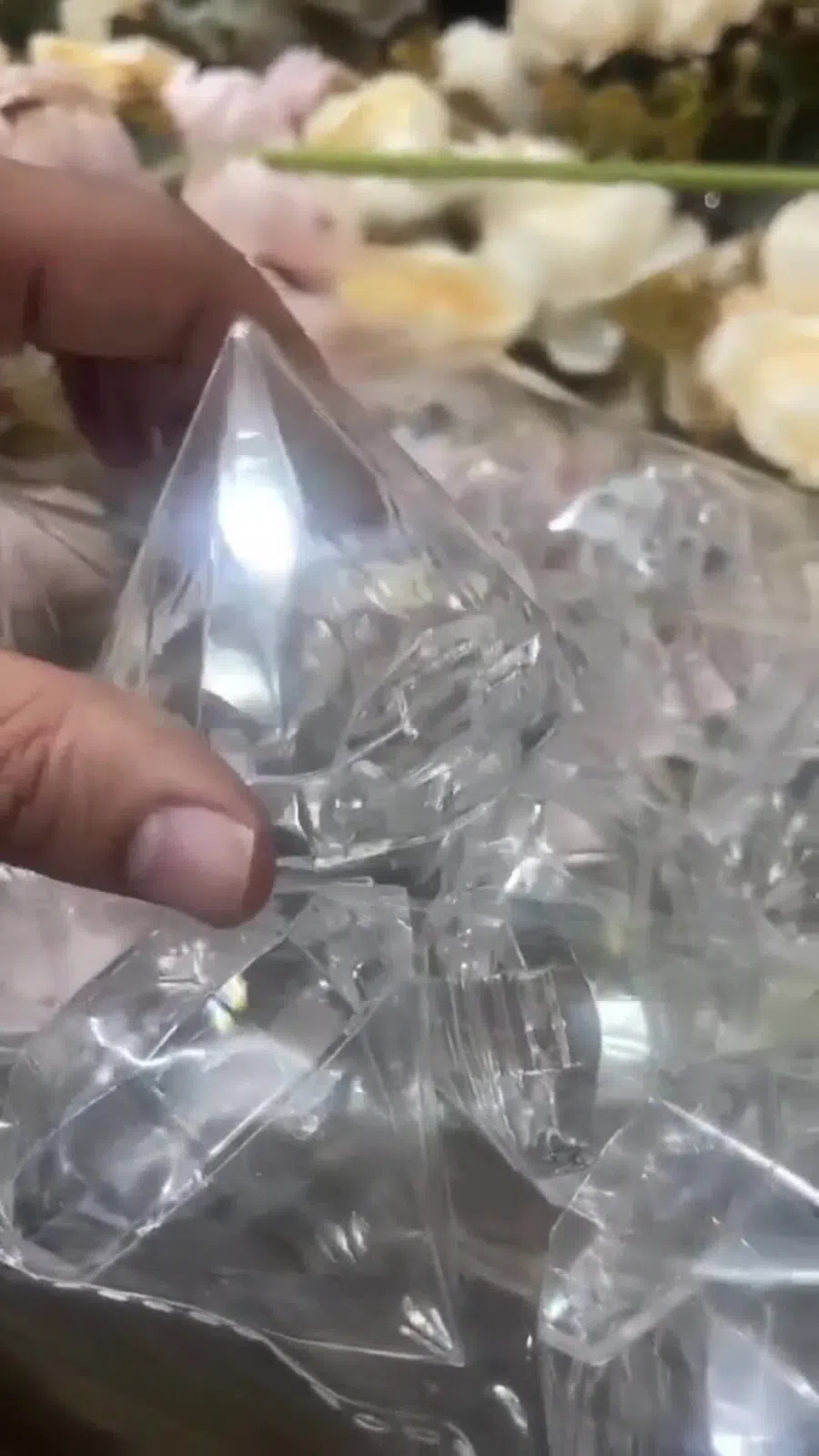 Konfet qabı, Şüşə material — şəkil 14
