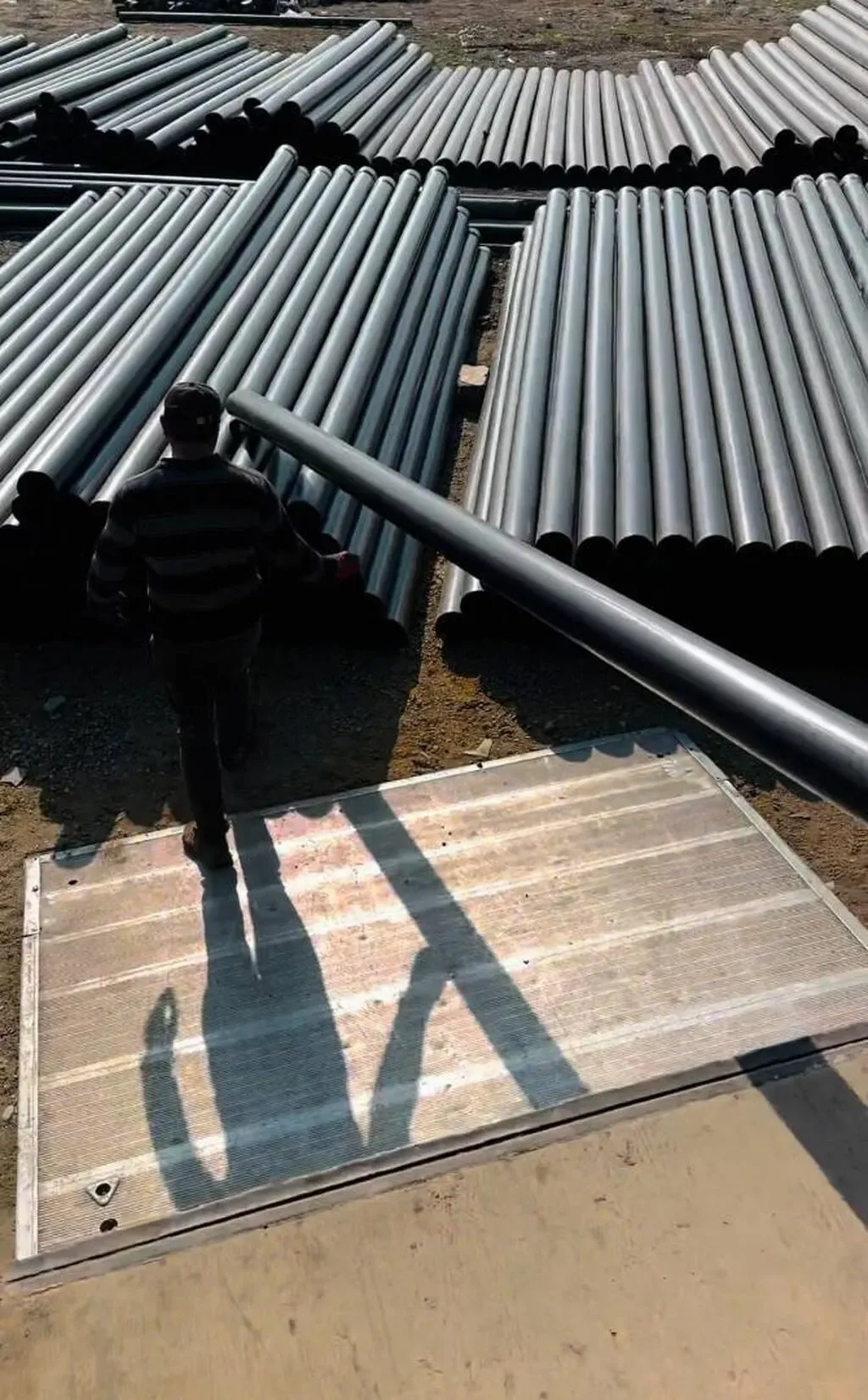 Kanalizasiya borusu, Qofrasız, Plastik, 1000 mm