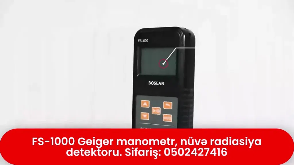 FS-1000 Geiger sayğacı nüvə radiasiya detektoru - Tenderyard