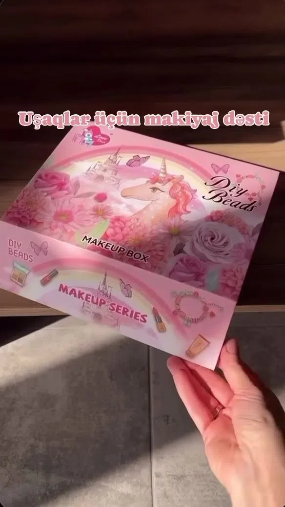 Uşaqlar üçün kosmetik oyuncaq makiyaj dəsti — şəkil 7