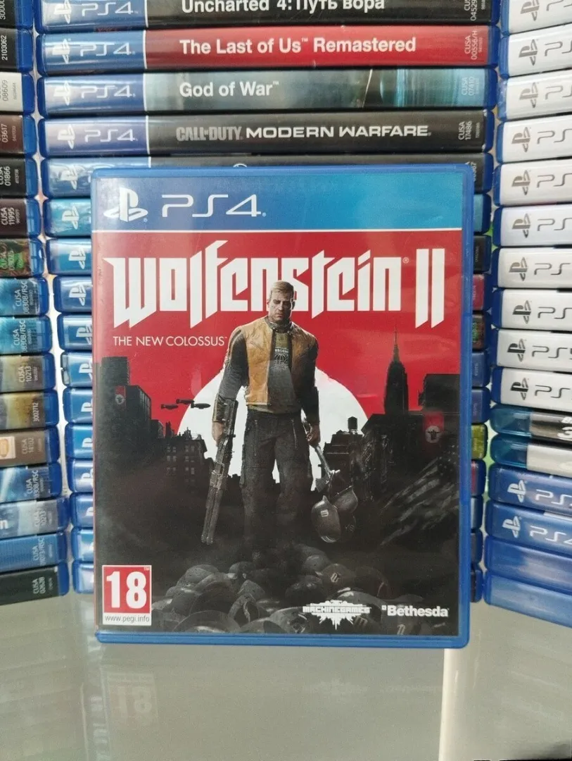"Wolfenstein 2: The New Colossus" Game Disc (PS4/PS5) - Tenderyard