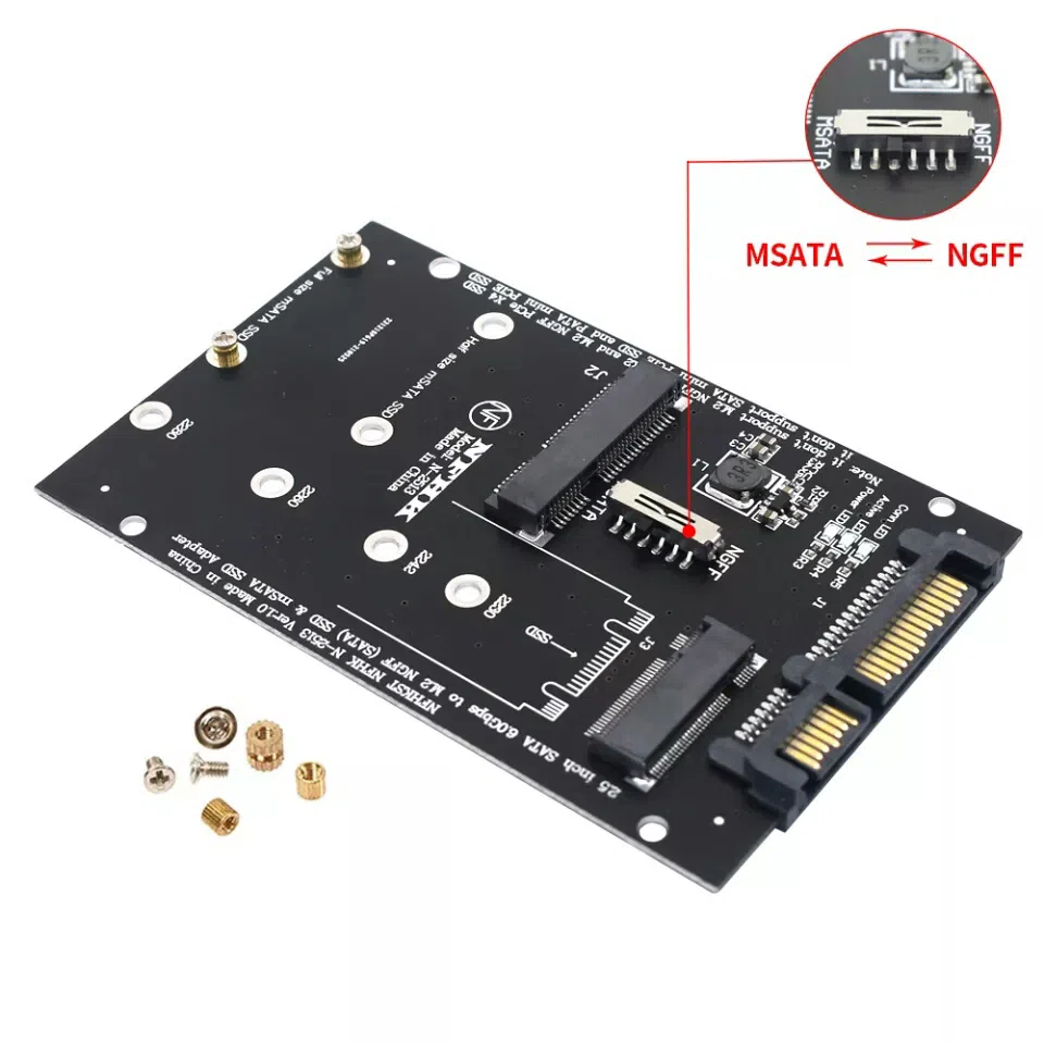 M.2 MSATA to SATA 2.5 inch Adapter — şəkil 2