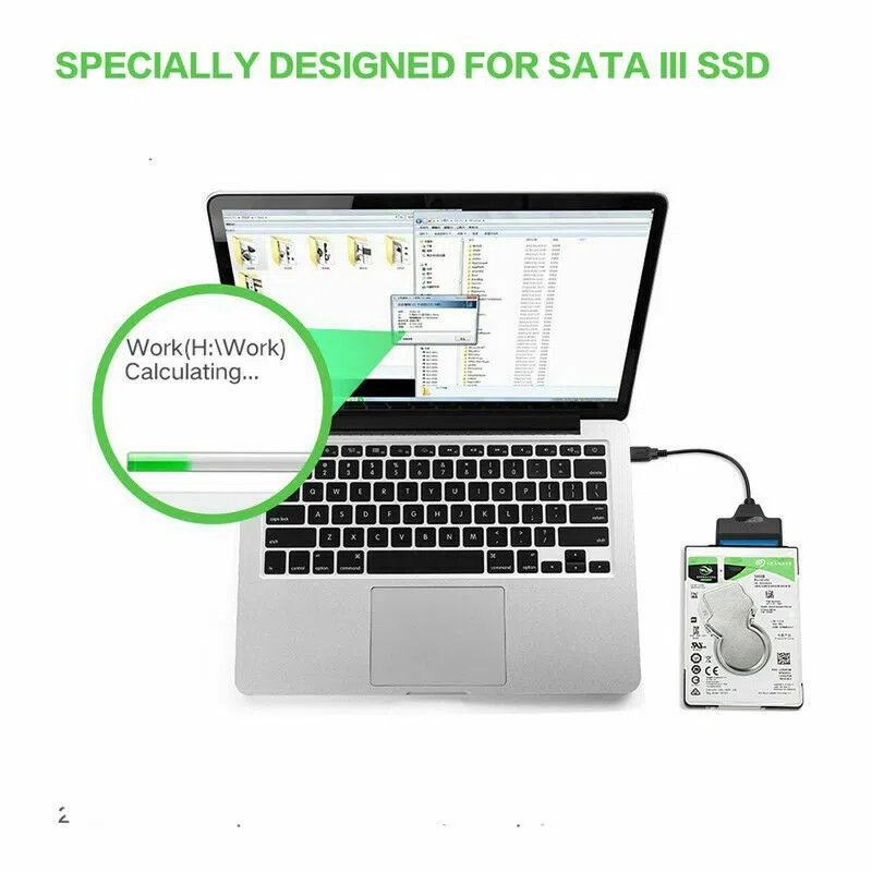 Type-C to SATA HDD Adapter Cable — şəkil 6