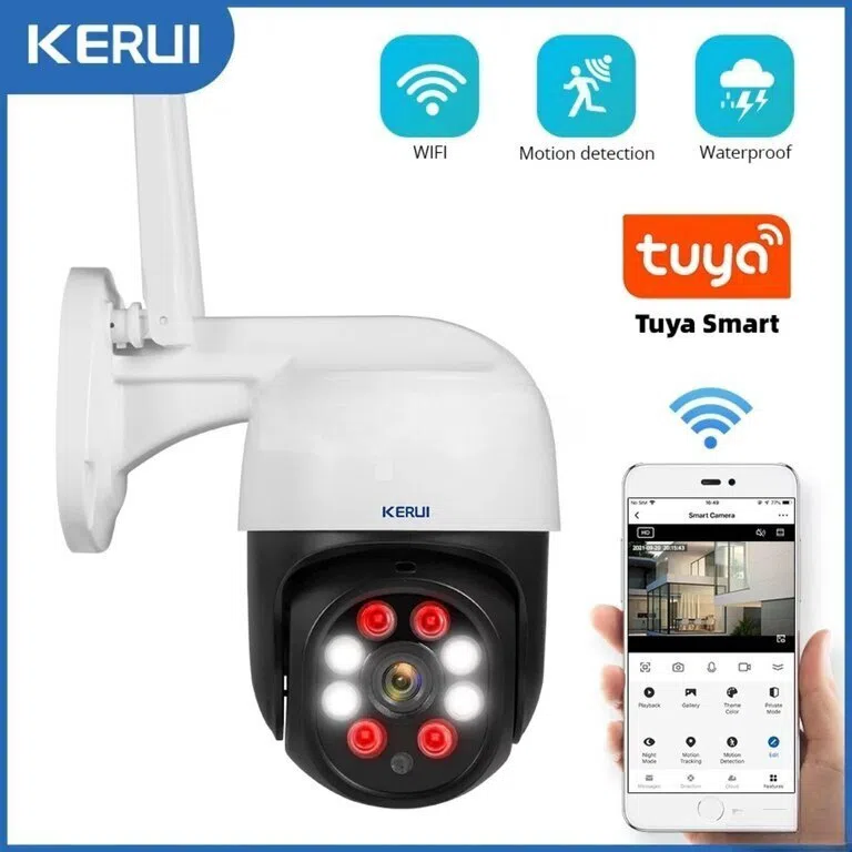 Kerui WiFi PTZ 360° 3MP/2K çöl kamerası