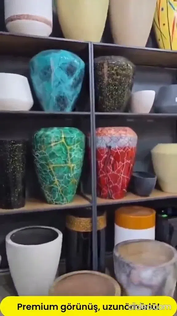 Fiberglass dibçəklər, yüngül və davamlı bitki qabları - Tenderyard