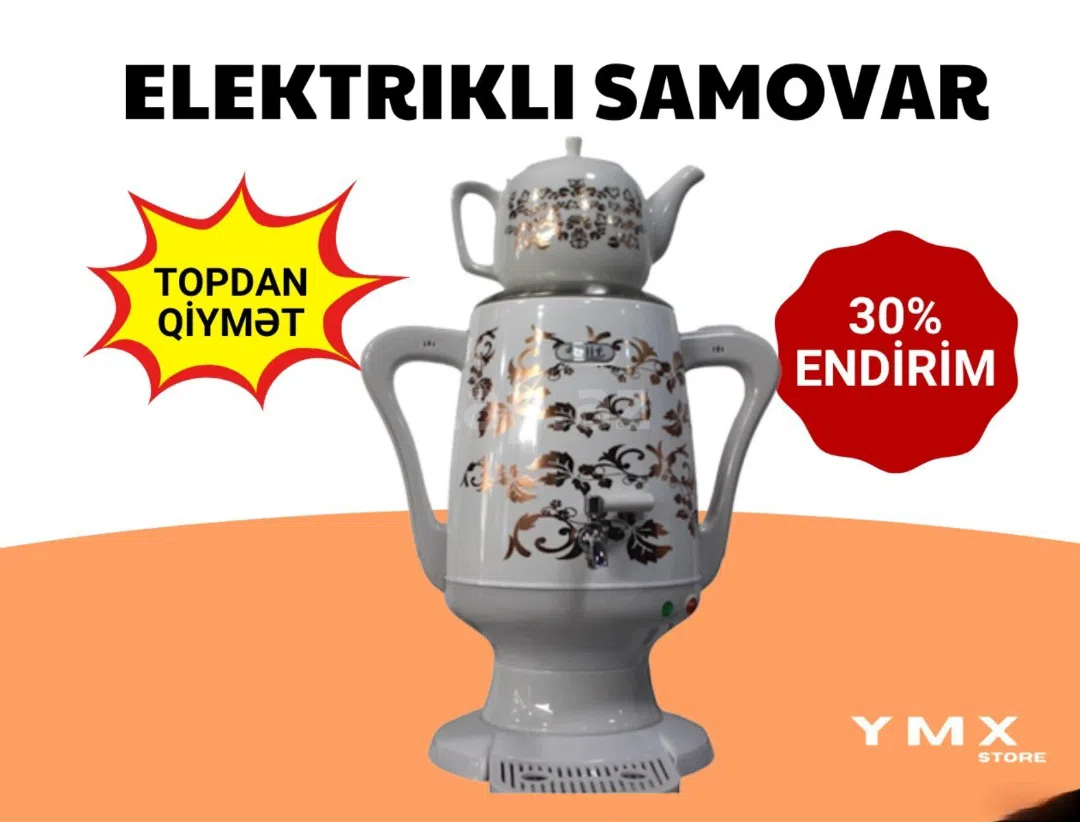 Samovar Paslanmayan polad material — şəkil 1