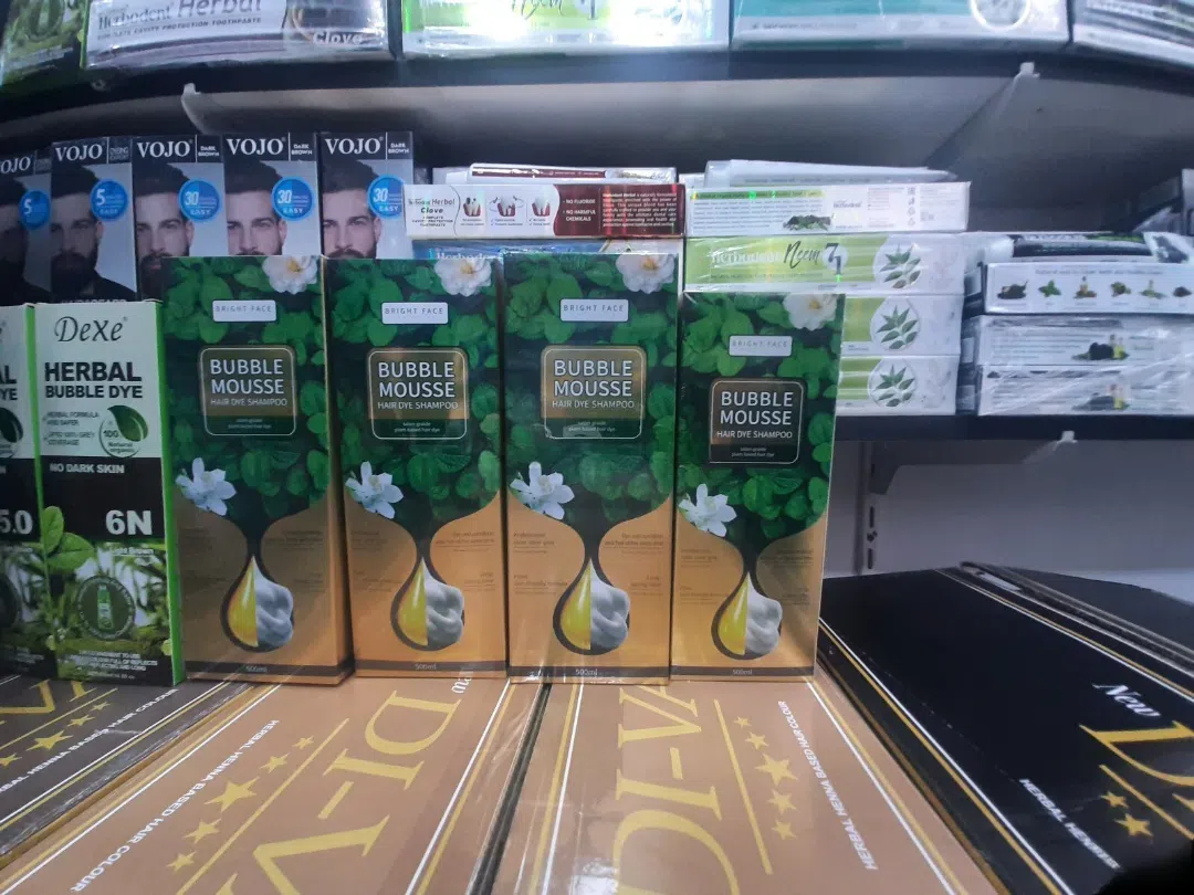 Bright Face Bubble Mousse saç boyası şampunu 500 ml — şəkil 1