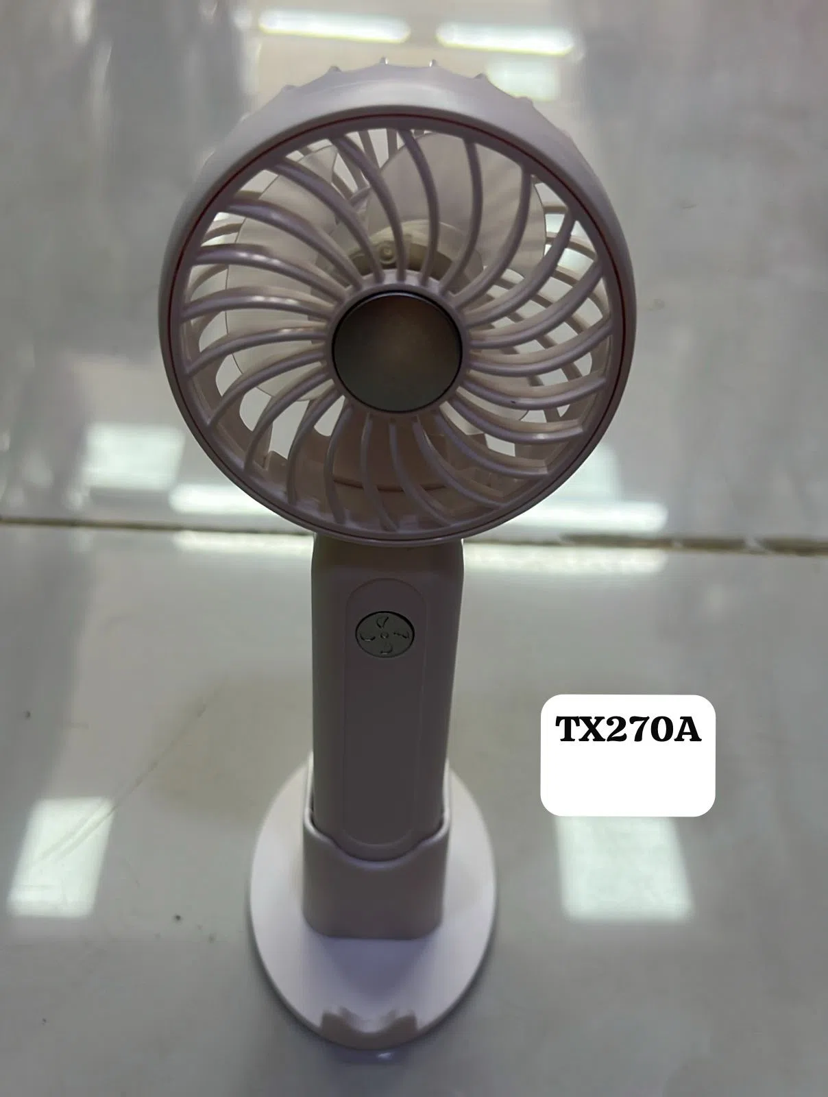 Mini əl ventilyatoru, USB şarjlı və akkumulyatorlu — şəkil 9