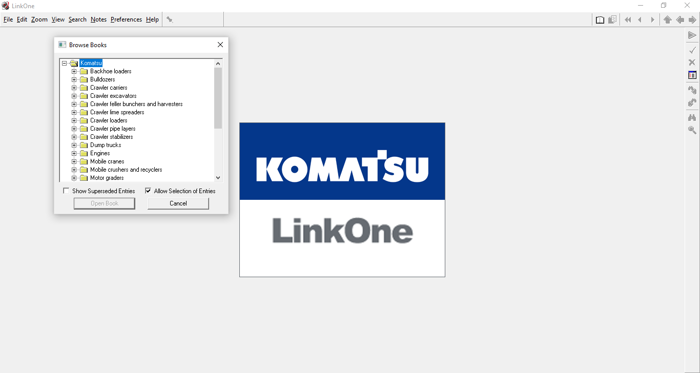 "Komatsu LinkOne" proqramı — şəkil 7