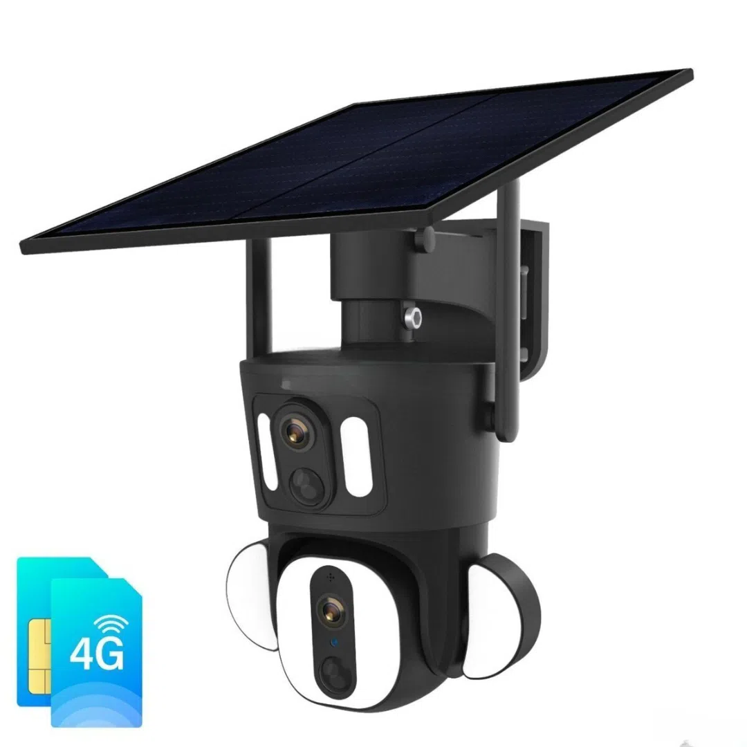 4G Solar Panelli PTZ Simsiz Təhlükəsizlik Kamerası