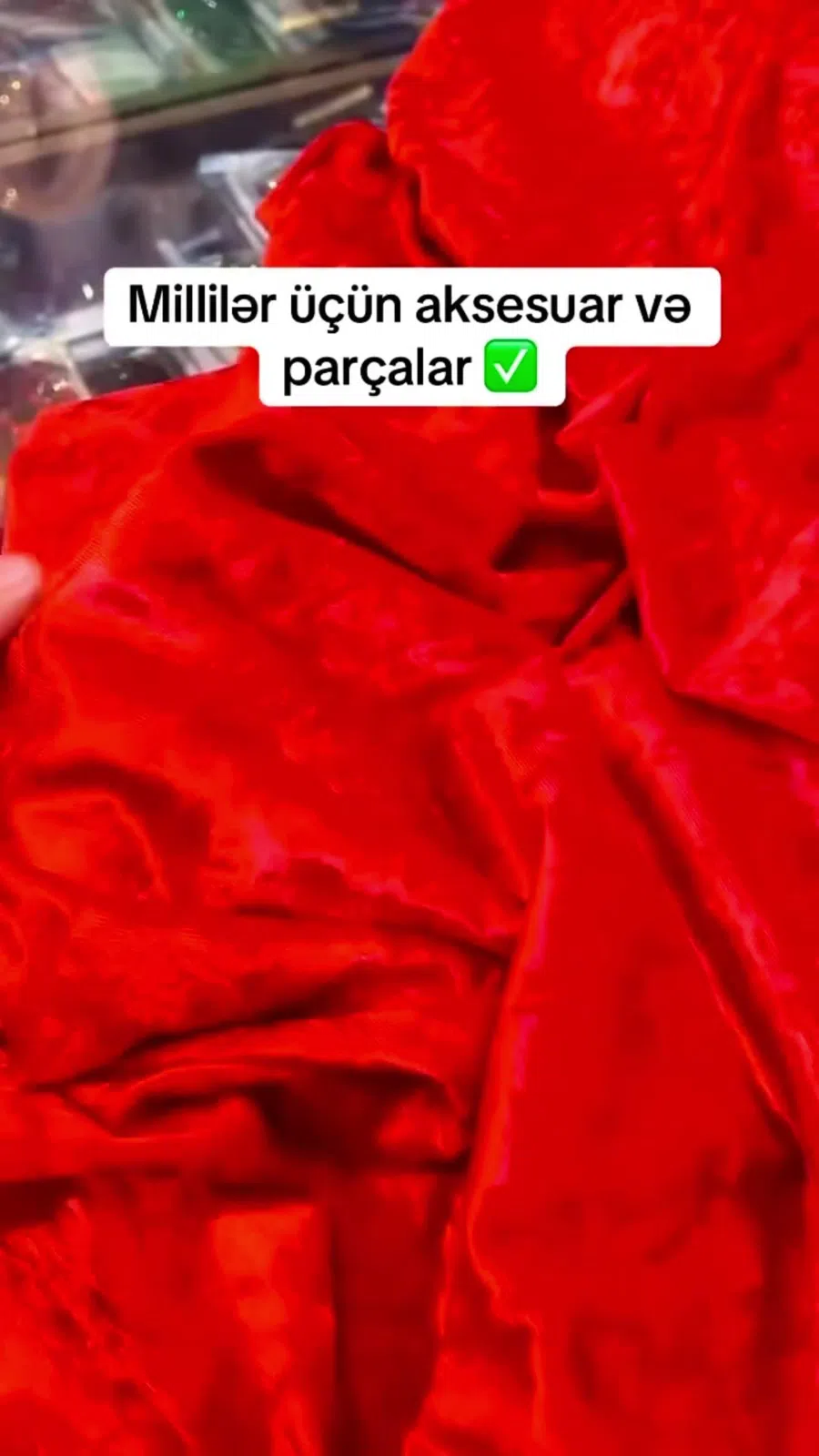 Milli geyim üçün parça və dekor materialları — şəkil 19