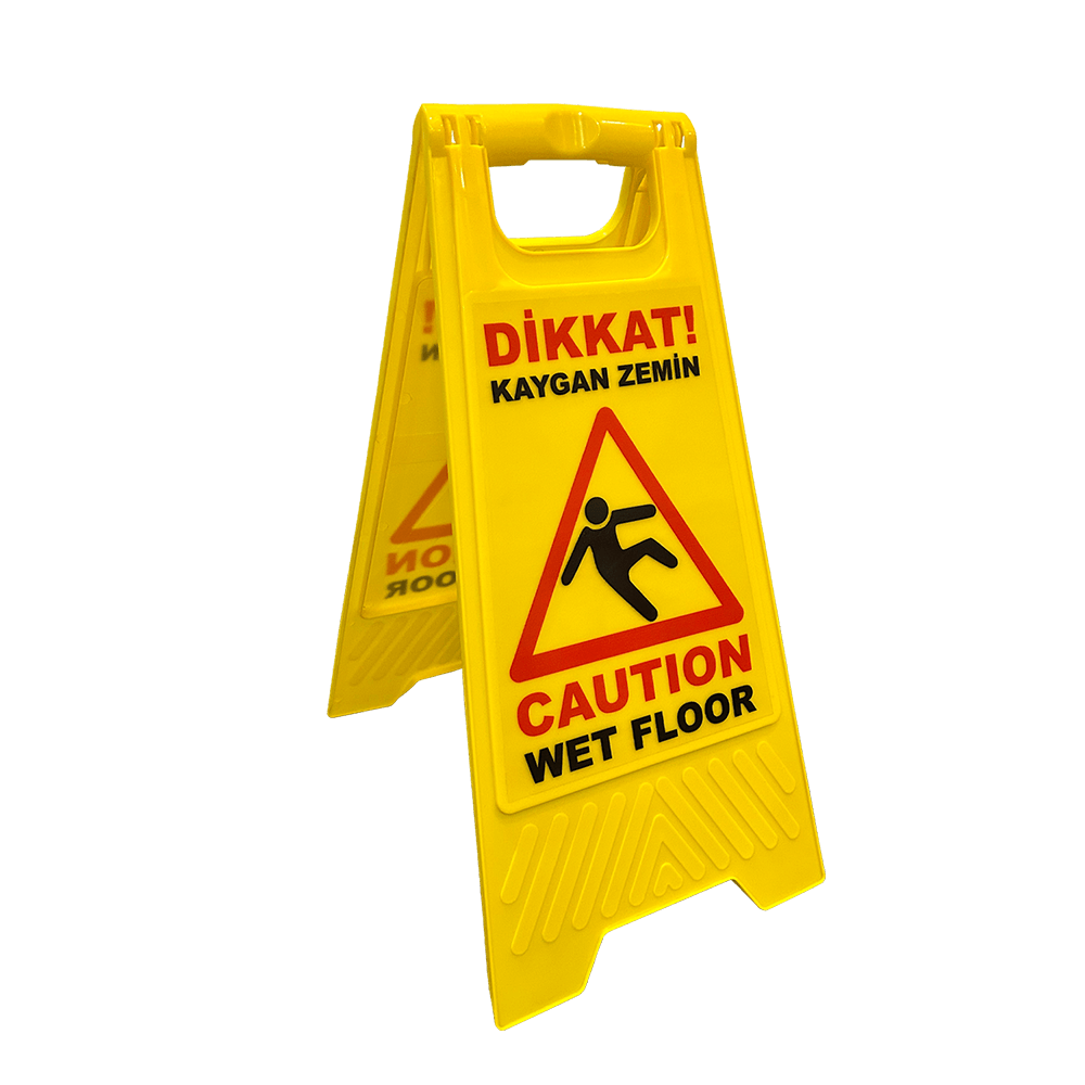 Diqqət! Sürüşkən Zəmin Xəbərdarlıq Lövhəsi