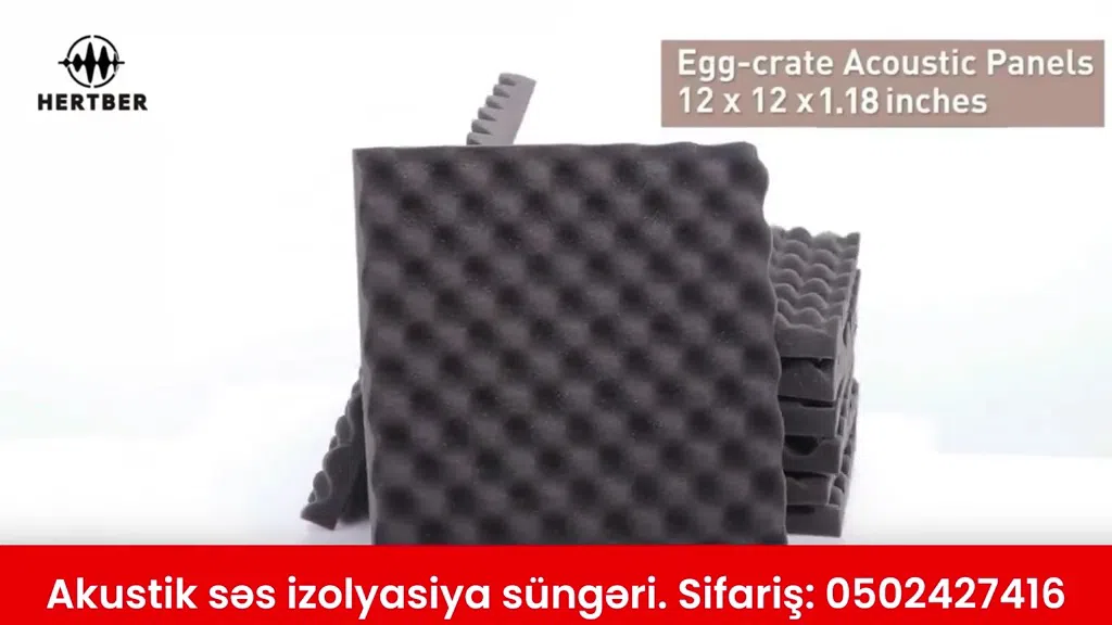 Acoustic sound insulation foam - Tenderyard