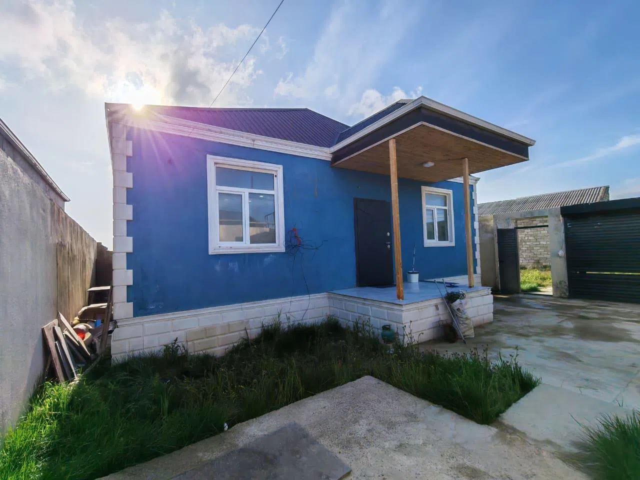 3 otaqlı həyət evi 90 m² - 2 sot torpaq sahəsində satılır