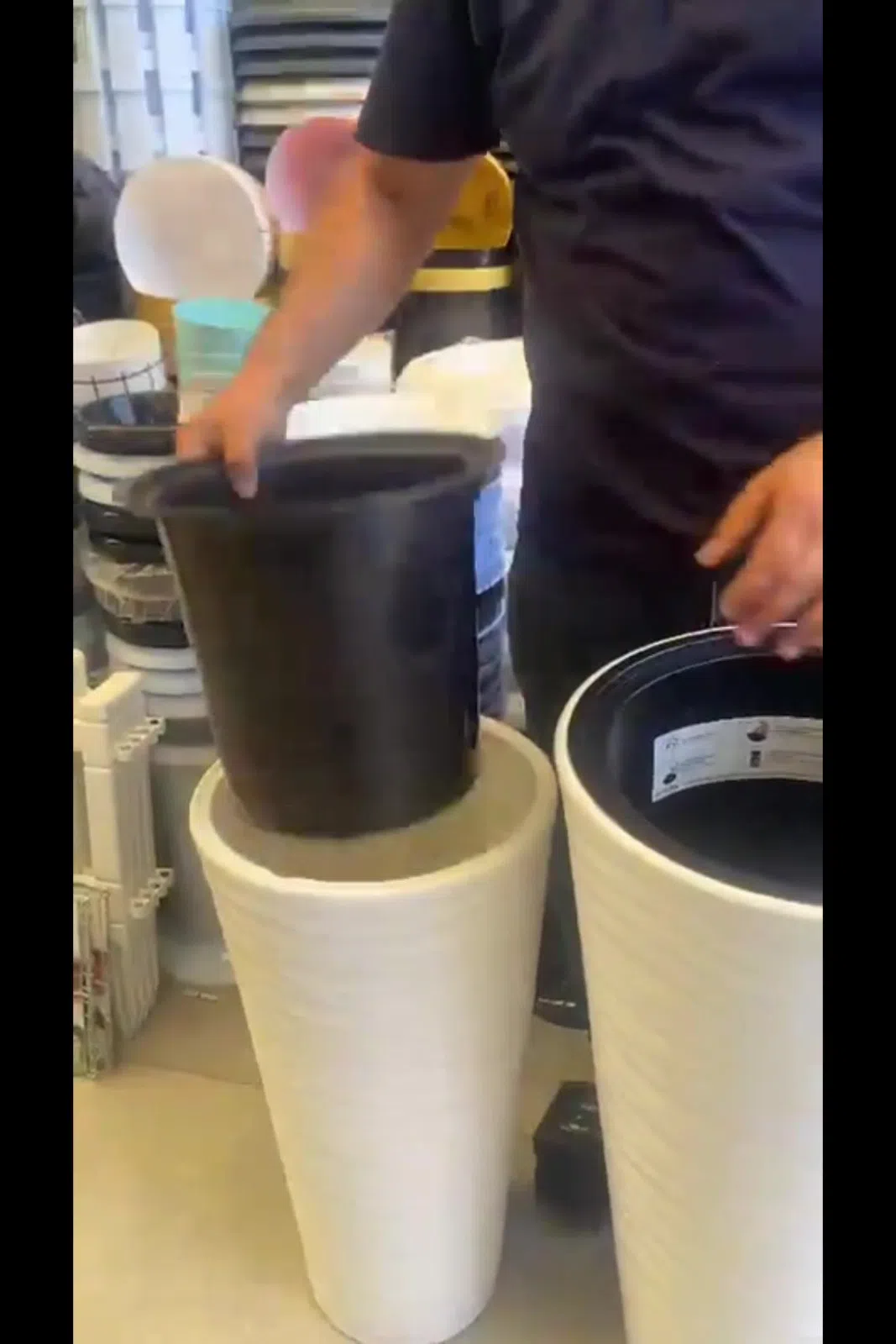 Plastik vazo dibçəklər — şəkil 8