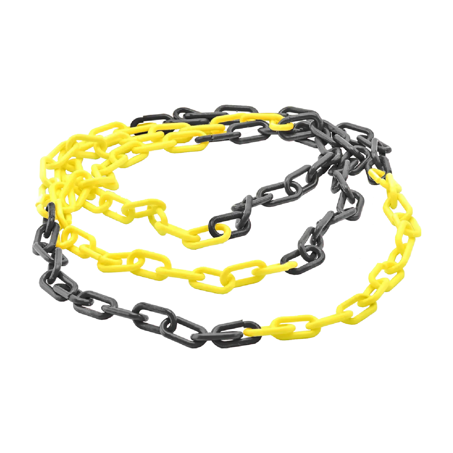 Yellow-Black Plastic Safety Chain - Tenderyard