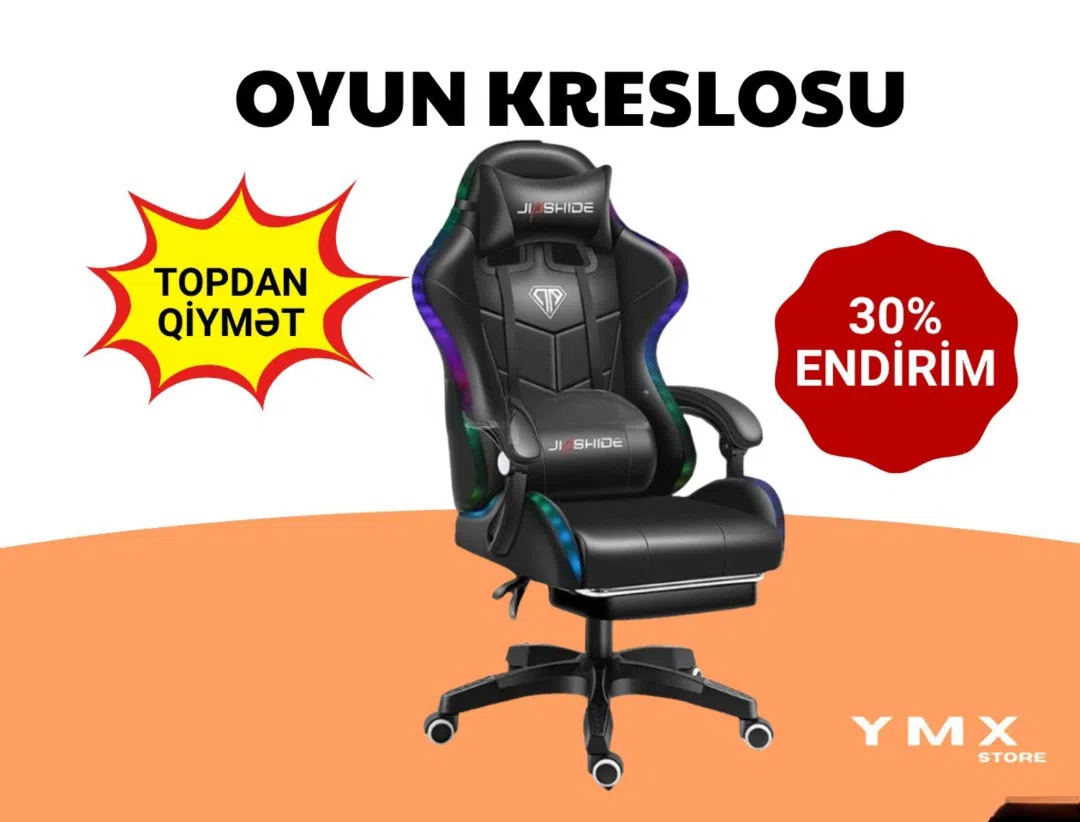 Black color, Gaming computer chair - Tenderyard