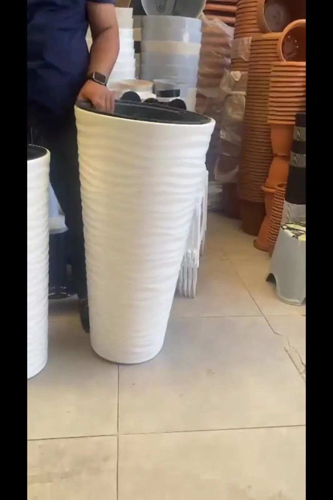 Plastik vazo dibçəklər — şəkil 7